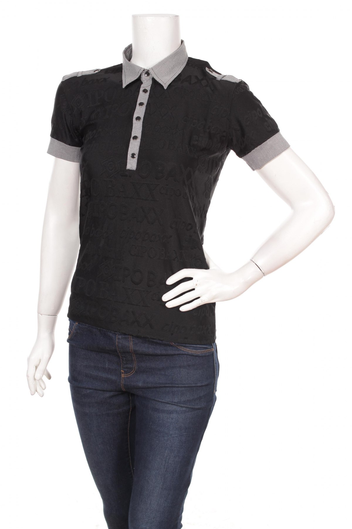 Дамска блуза Cipo & Baxx, Размер S, Цвят Черен, Цена 15,00 лв.
