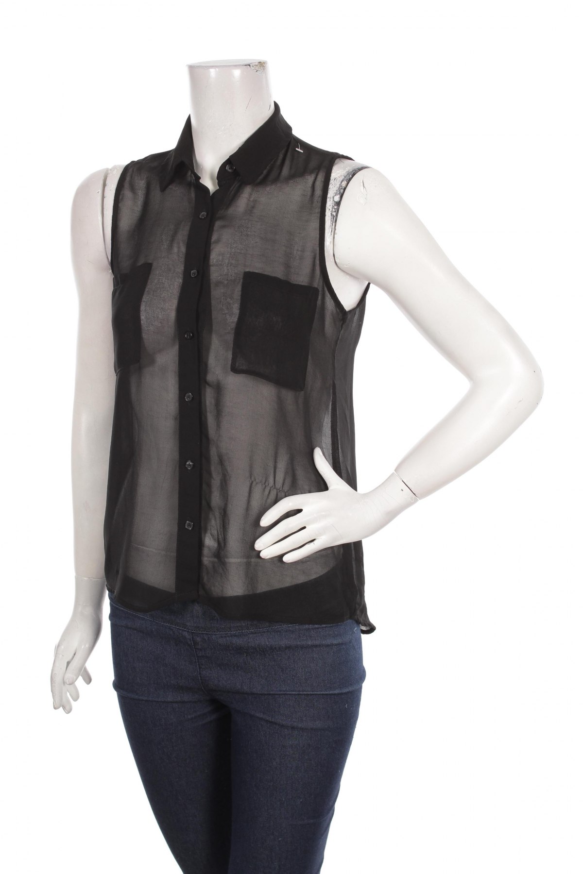 Γυναικείο πουκάμισο Ambiance Apparel, Μέγεθος S, Χρώμα Μαύρο, Τιμή 10,52 €
