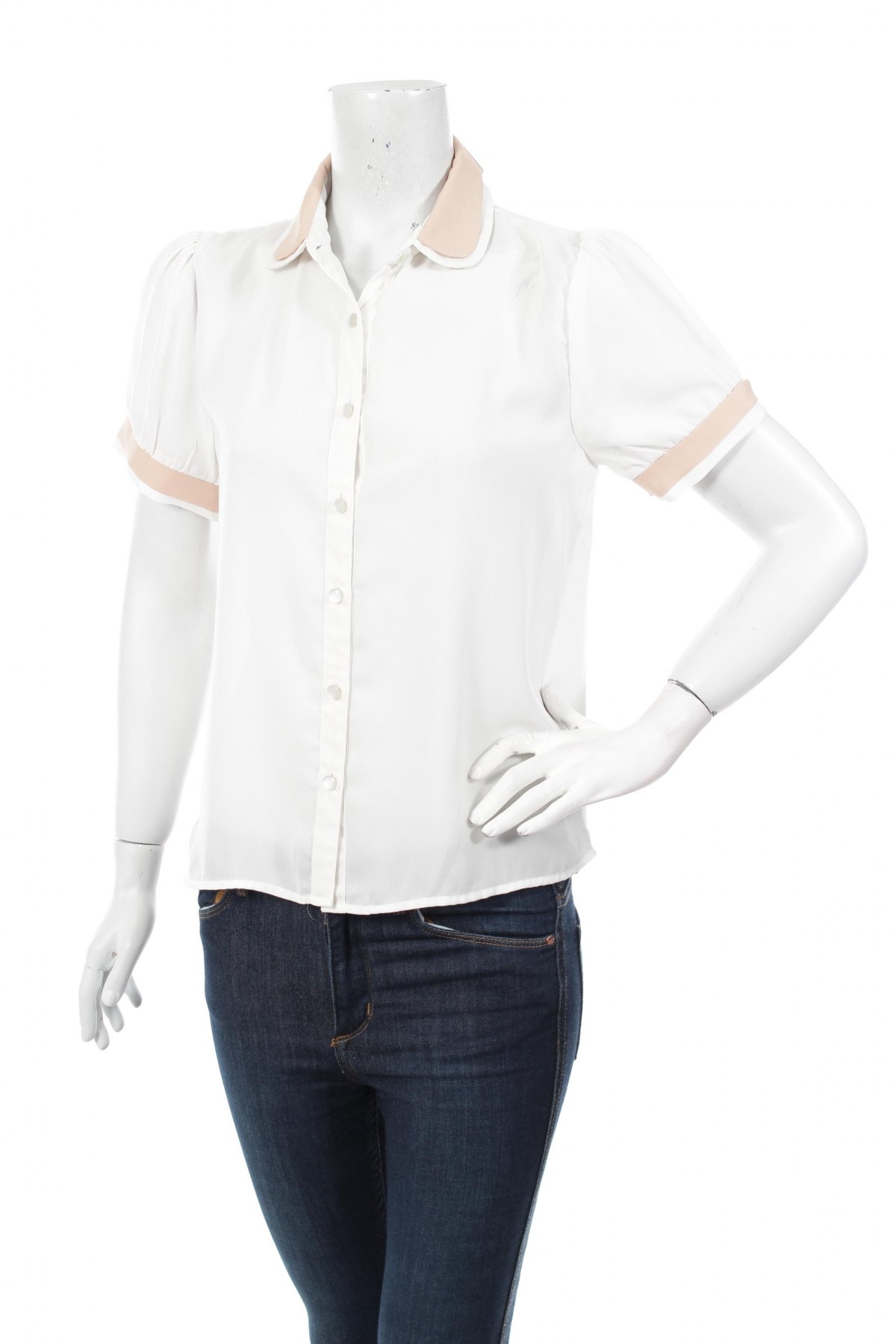 Γυναικείο πουκάμισο Atmosphere, Μέγεθος M, Χρώμα Εκρού, Τιμή 15,46 €
