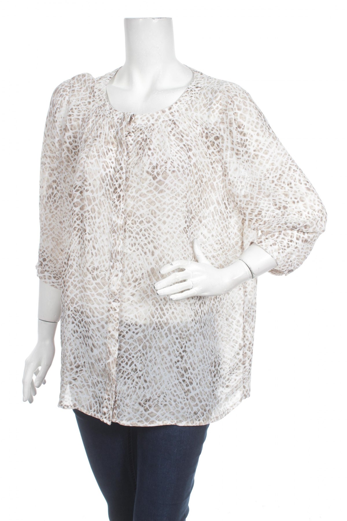 Γυναικείο πουκάμισο Bonita, Μέγεθος XL, Χρώμα  Μπέζ, Τιμή 16,08 €