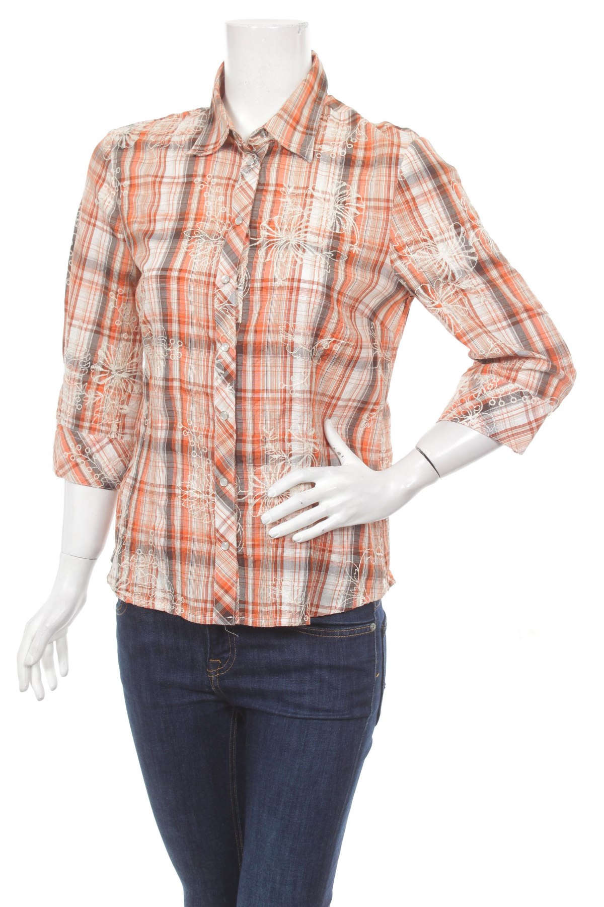Γυναικείο πουκάμισο Canda, Μέγεθος M, Χρώμα Πολύχρωμο, Τιμή 11,13 €