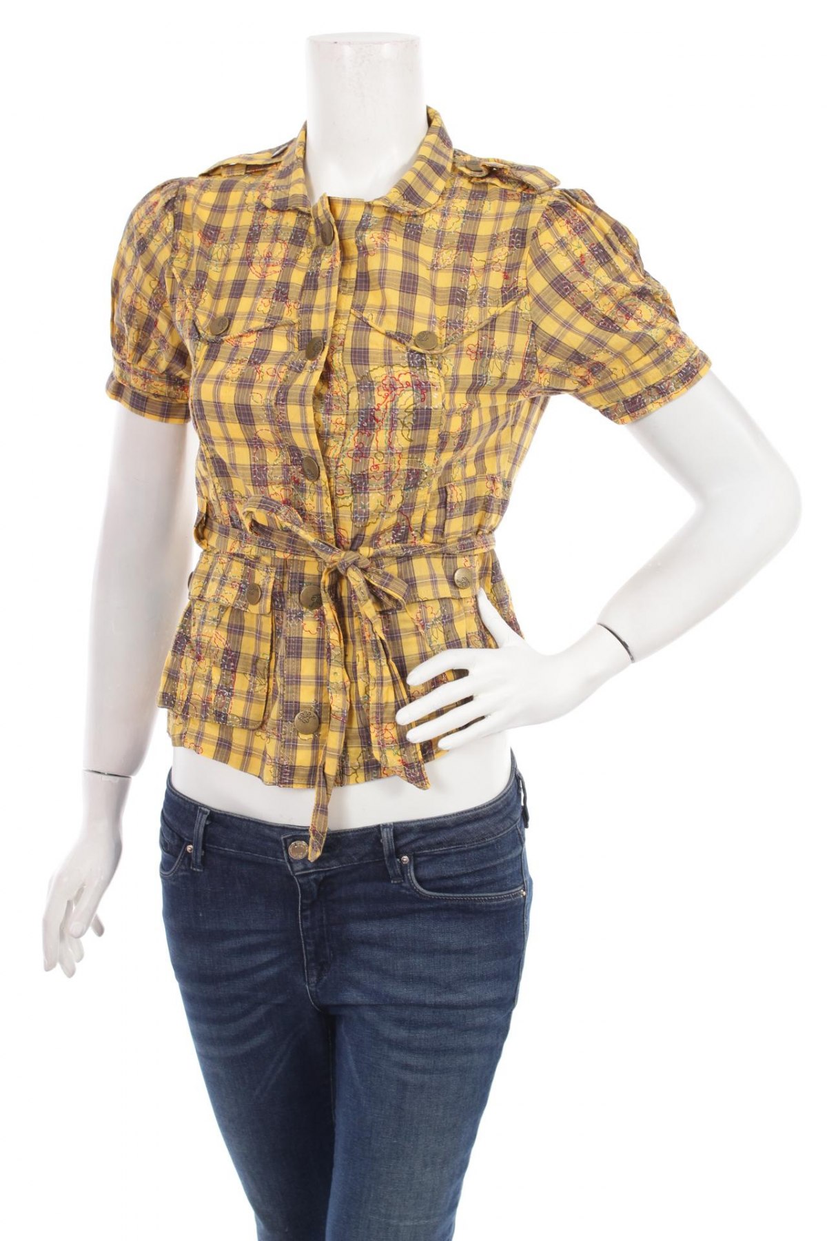 Γυναικείο πουκάμισο Dollhouse, Μέγεθος S, Χρώμα Πολύχρωμο, Τιμή 18,56 €