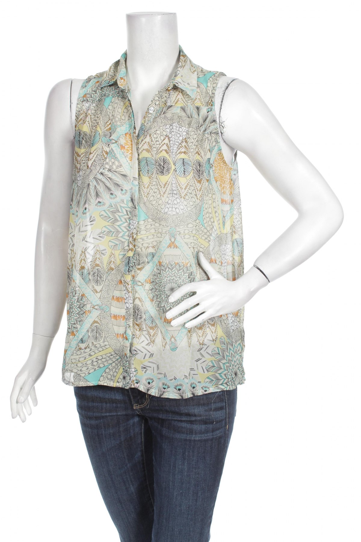 Γυναικείο πουκάμισο Gate Woman, Μέγεθος M, Χρώμα Πολύχρωμο, Τιμή 9,28 €