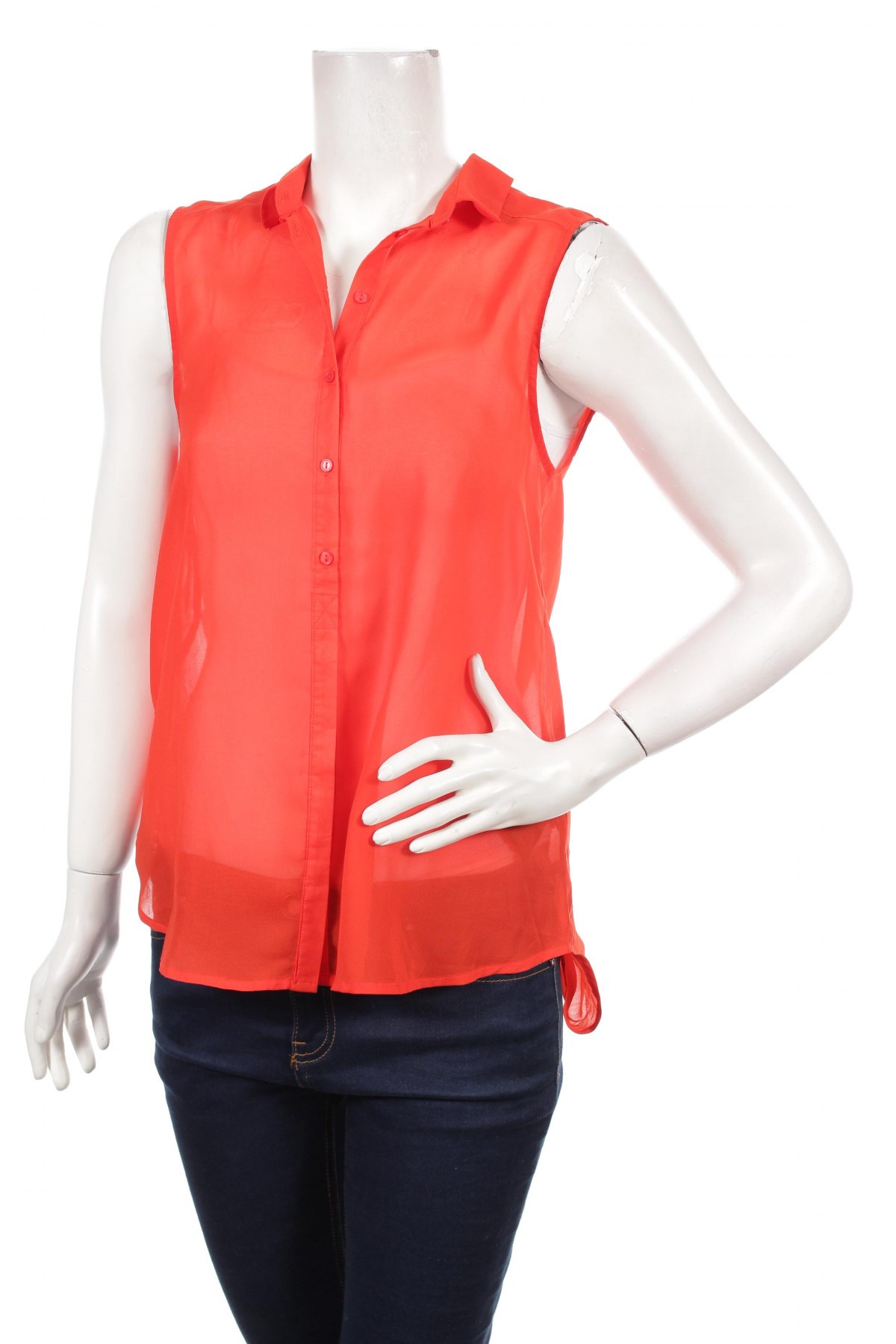 Γυναικείο πουκάμισο H&M, Μέγεθος M, Χρώμα Κόκκινο, Τιμή 11,75 €