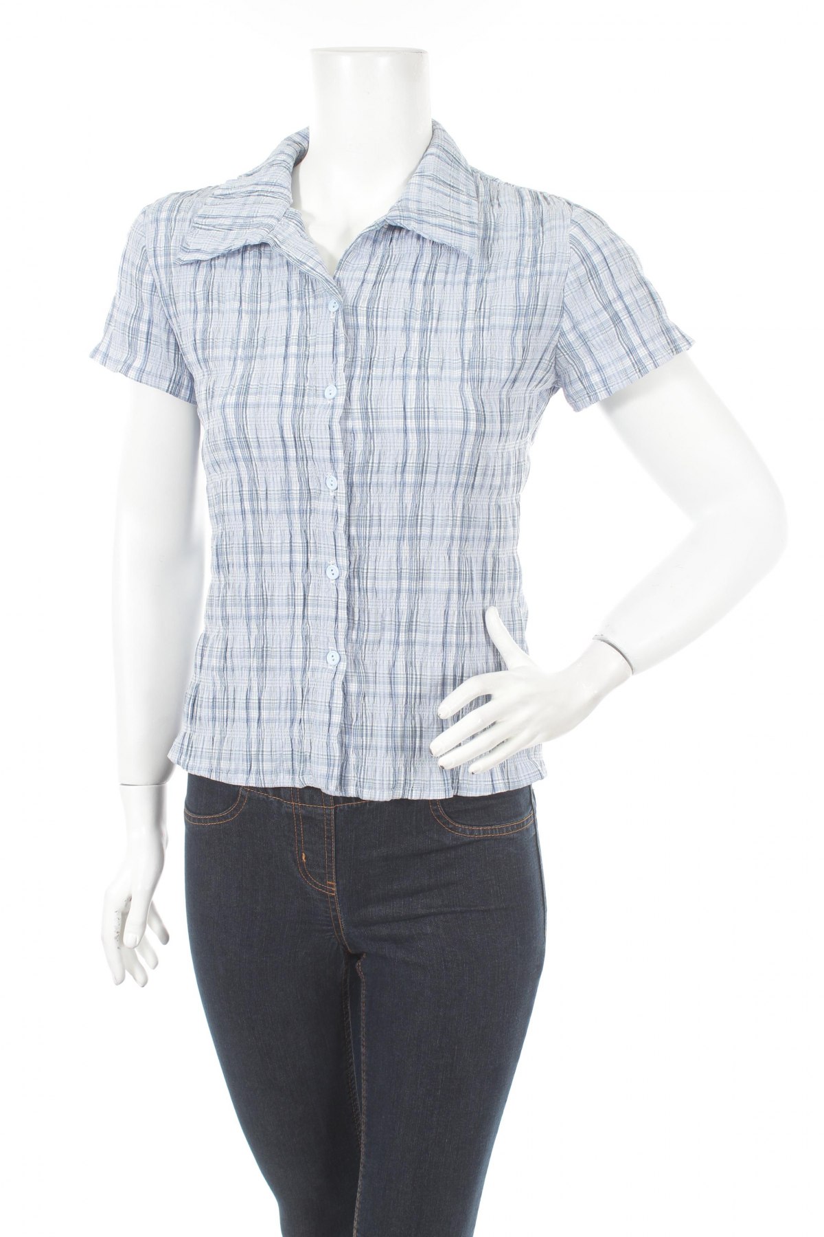 Γυναικείο πουκάμισο Orsay, Μέγεθος M, Χρώμα Μπλέ, Τιμή 14,43 €