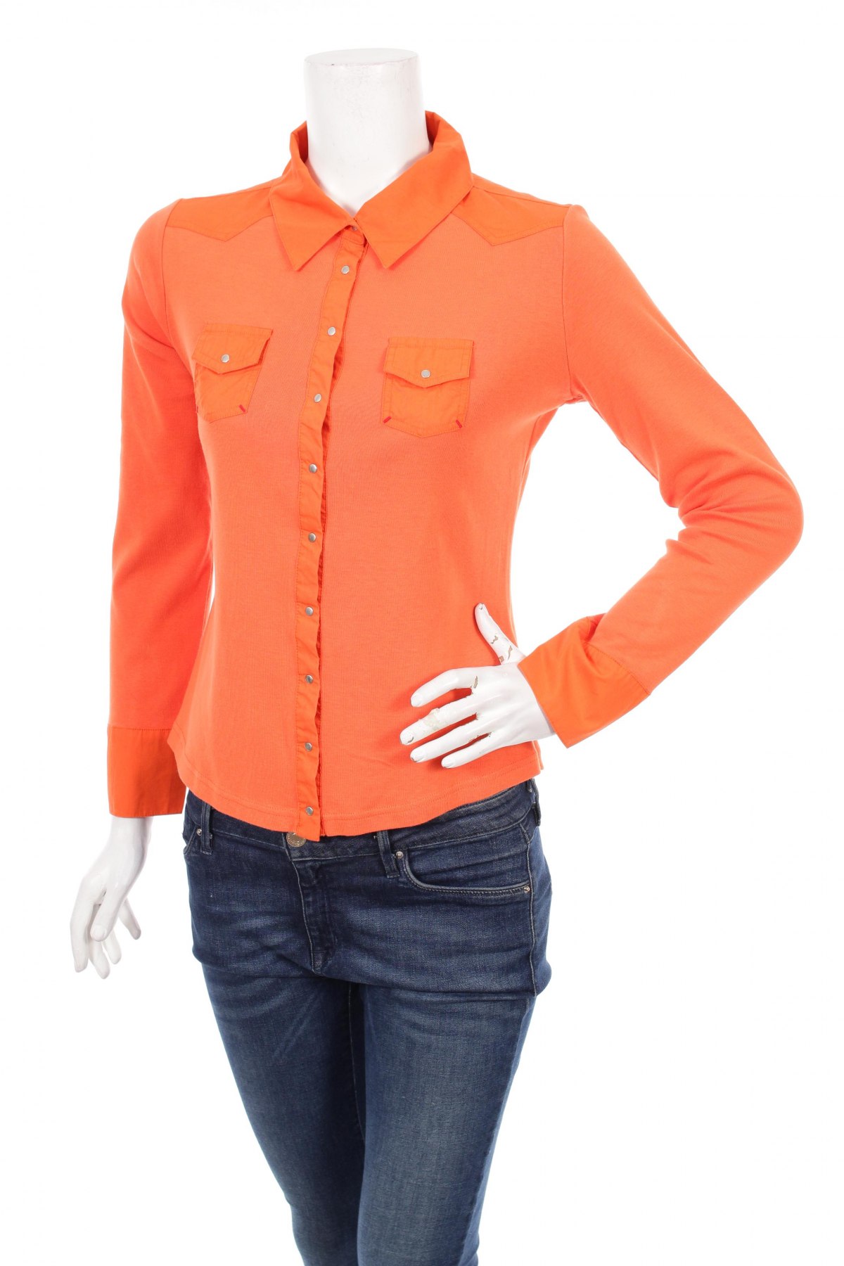 Γυναικείο πουκάμισο Street One, Μέγεθος L, Χρώμα Πορτοκαλί, Τιμή 18,56 €