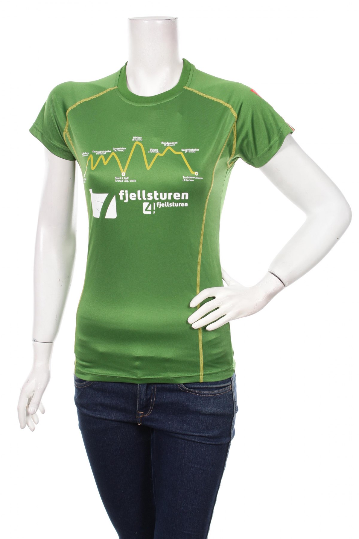 Dámske tričko Asnes, Veľkosť XS, Farba Zelená, Cena  9,64 €