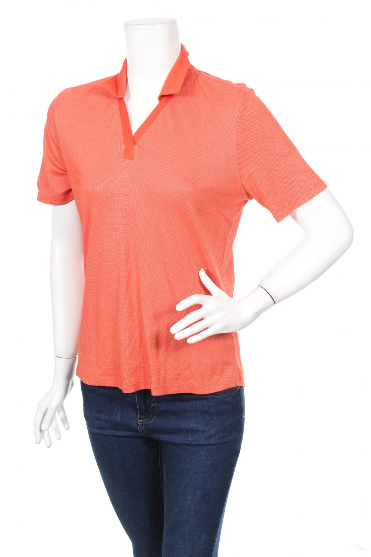 Дамска тениска Cutter & Buck, Размер M, Цвят Оранжев, Цена 18,00 лв.