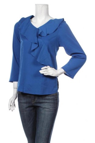 Дамска блуза Awama, Размер S, Цвят Син, 98% полиестер, 2% еластан, Цена 62,70 лв.