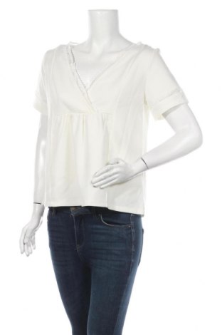 Дамска блуза Axara, Размер M, Цвят Бял, 65% полиестер, 35% памук, Цена 35,97 лв.