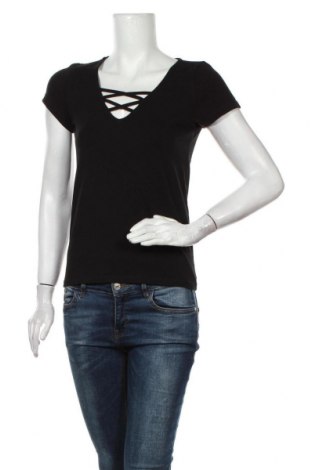 Bluză de femei Even&Odd, Mărime M, Culoare Negru, 95% bumbac, 9% elastan, Preț 51,73 Lei