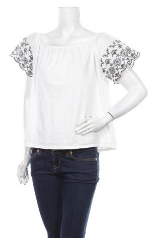 Дамска блуза H&M, Размер M, Цвят Бял, Памук, Цена 10,92 лв.