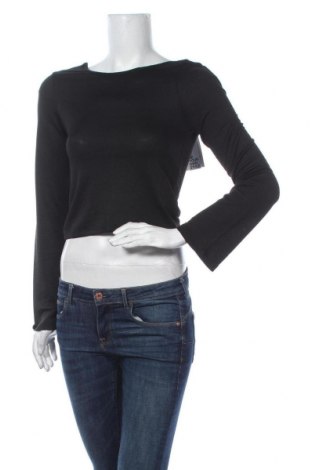 Дамска блуза Jennyfer, Размер S, Цвят Черен, 99% полиестер, 1% еластан, Цена 14,75 лв.