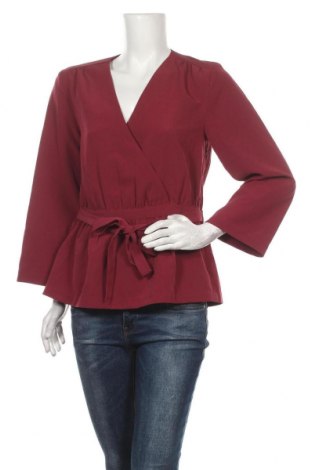 Дамска блуза Modstrom, Размер M, Цвят Червен, 93% полиестер, 7% еластан, Цена 30,80 лв.