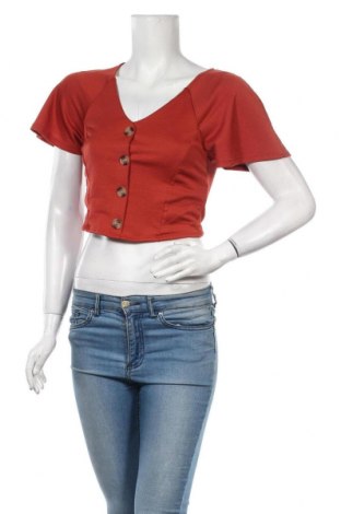 Γυναικεία μπλούζα Tally Weijl, Μέγεθος XS, Χρώμα Καφέ, Τιμή 16,89 €