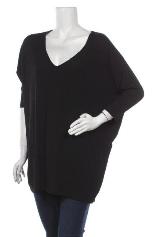 Дамска блуза Yours, Размер XL, Цвят Черен, 95% полиестер, 5% еластан, Цена 10,92 лв.