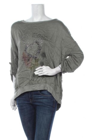 Дамска блуза Zabaione, Размер M, Цвят Зелен, Вискоза, Цена 10,37 лв.