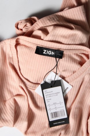 Γυναικεία μπλούζα Zign, Μέγεθος S, Χρώμα Ρόζ , 95% βισκόζη, 5% ελαστάνη, Τιμή 14,25 €
