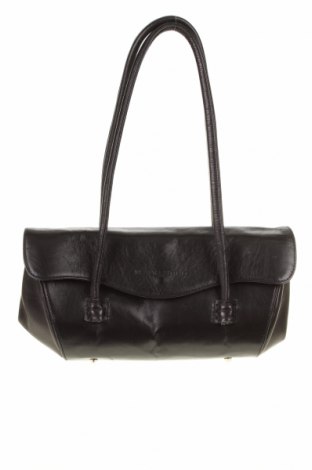 Дамска чанта Valentino Di Mario Valentino, Цвят Черен, Естествена кожа, Цена 54,40 лв.