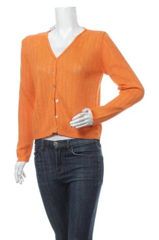 Damen Strickjacke Staccato, Größe M, Farbe Orange, 96%Acryl, 4% Polyamid, Preis 5,84 €