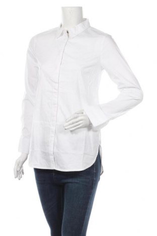 Γυναικείο πουκάμισο Pulz Jeans, Μέγεθος S, Χρώμα Λευκό, 95% βαμβάκι, 5% ελαστάνη, Τιμή 30,54 €