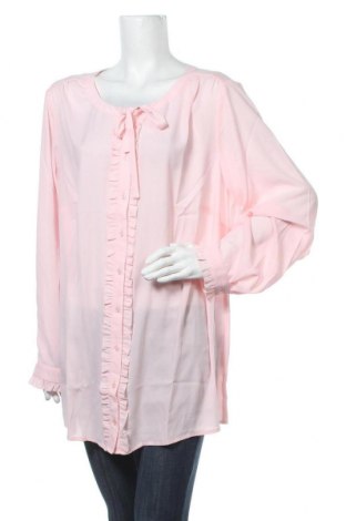 Γυναικείο πουκάμισο Sheego, Μέγεθος XXL, Χρώμα Ρόζ , Πολυεστέρας, Τιμή 51,03 €