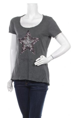Damen T-Shirt Street One, Größe M, Farbe Grau, Baumwolle, Preis 10,72 €