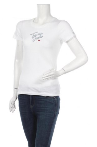 Damen T-Shirt Tommy Hilfiger, Größe S, Farbe Weiß, Baumwolle, Preis 38,08 €