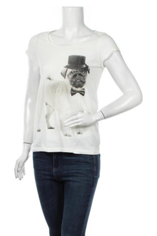 Damen T-Shirt Vero Moda, Größe S, Farbe Ecru, Baumwolle, Preis 9,95 €
