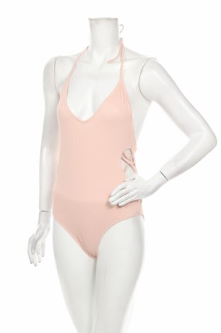 Damski strój kąpielowy Urban Classics, Rozmiar M, Kolor Różowy, 88% poliester, 12% elastyna, Cena 73,57 zł