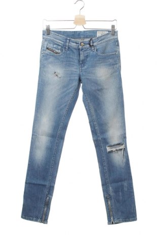 Damskie jeansy Diesel, Rozmiar S, Kolor Niebieski, 98% bawełna, 2% elastyna, Cena 736,95 zł