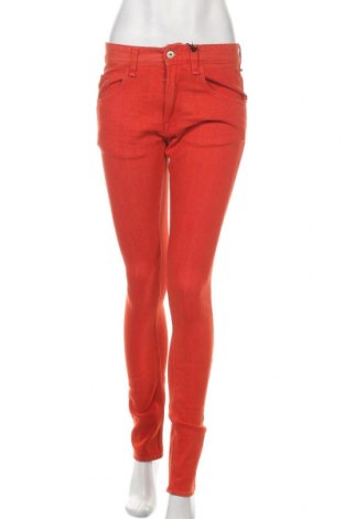 Damskie jeansy Love Moschino, Rozmiar M, Kolor Czerwony, 75% bawełna, 24% poliester, 1% elastyna, Cena 420,93 zł