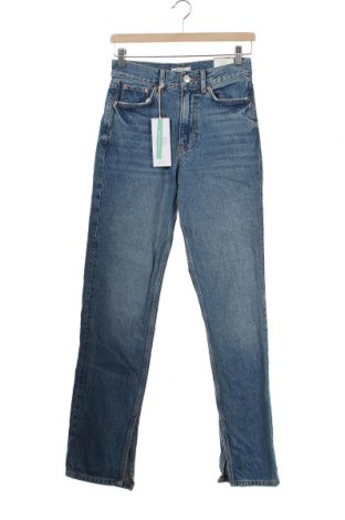 Damskie jeansy Perfect Jeans By Gina Tricot, Rozmiar XS, Kolor Niebieski, Bawełna, Cena 58,85 zł