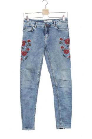Dámské džíny  Zara, Velikost XS, Barva Modrá, 99% bavlna, 1% elastan, Cena  606,00 Kč