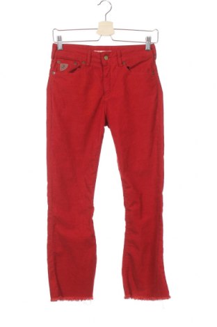 Pantaloni de velvet de femei Lois, Mărime XS, Culoare Roșu, 98% bumbac, 2% elastan, Preț 97,04 Lei