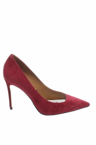 Női cipők Massimo Dutti, Méret 37, Szín Piros, Valódi velúr, Ár 11 954 Ft