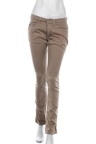 Дамски панталон Acne, Размер M, Цвят Бежов, 98% памук, 2% еластан, Цена 53,55 лв.