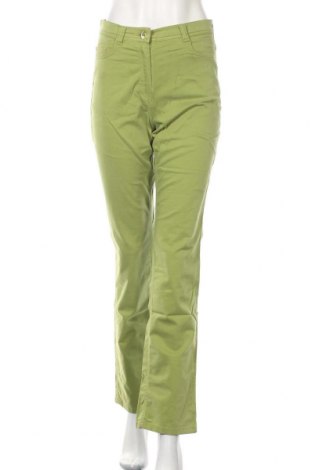 Дамски панталон Aventures Des Toiles, Размер S, Цвят Зелен, 98% памук, 2% еластан, Цена 39,75 лв.