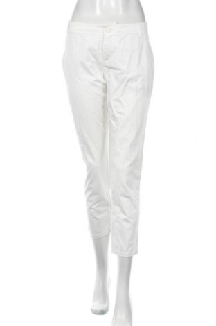 Дамски панталон Oui, Размер M, Цвят Бял, 95% памук, 5% еластан, Цена 14,76 лв.