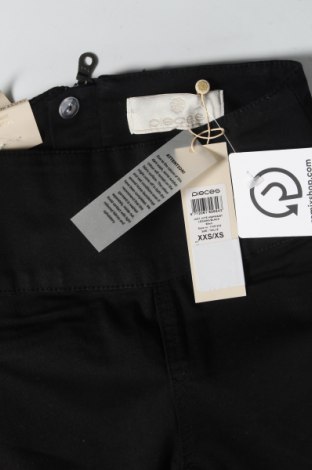 Γυναικείο παντελόνι Pieces, Μέγεθος XXS, Χρώμα Μαύρο, Τιμή 14,02 €