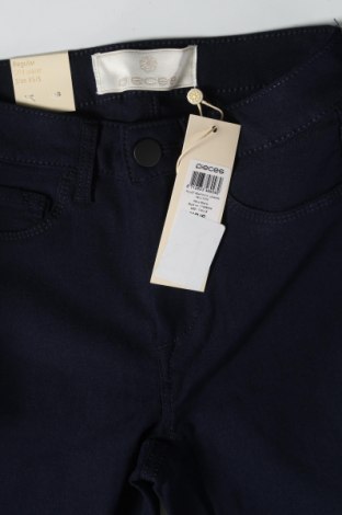 Дамски панталон Pieces, Размер XS, Цвят Син, Цена 23,80 лв.