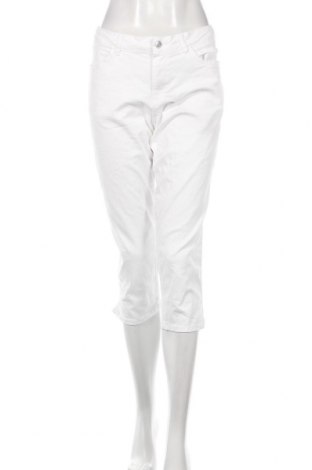 Дамски панталон S.Oliver, Размер XXL, Цвят Бял, 97% памук, 3% еластан, Цена 97,30 лв.