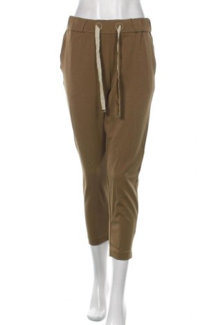Damskie spodnie Sisley, Rozmiar S, Kolor Zielony, 63% poliester, 33% wiskoza, 4% elastyna, Cena 63,54 zł