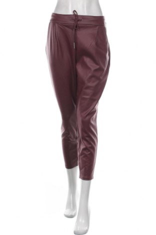 Дамски панталон Vero Moda, Размер L, Цвят Червен, 95% полиестер, 5% еластан, Цена 10,62 лв.