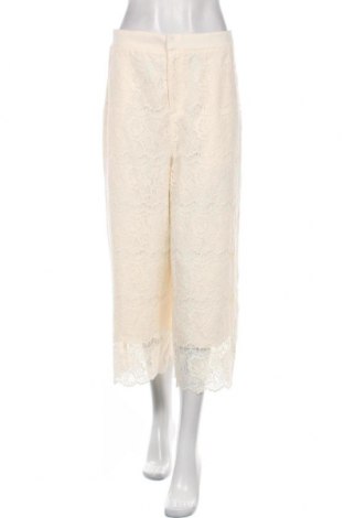 Дамски панталон Vero Moda, Размер M, Цвят Екрю, 63% памук, 37% полиамид, Цена 18,17 лв.