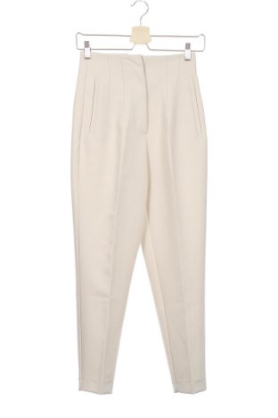 Дамски панталон Zara, Размер XS, Цвят Бежов, Цена 41,00 лв.
