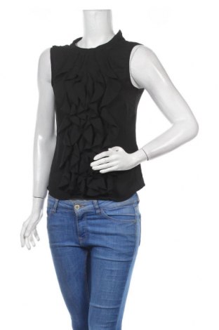 Tricou de damă H&M, Mărime XS, Culoare Negru, Poliester, Preț 41,78 Lei