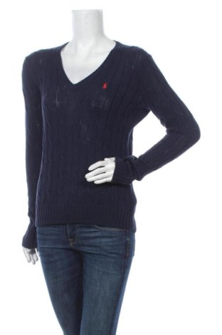 Damski sweter Polo By Ralph Lauren, Rozmiar M, Kolor Niebieski, Bawełna, Cena 552,28 zł