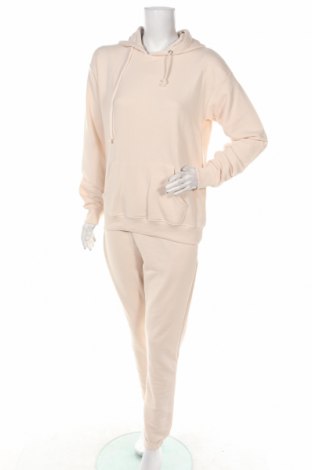 Damen Trainingsanzug Missguided, Größe M, Farbe Beige, 60% Polyester, 40% Baumwolle, Preis 24,74 €