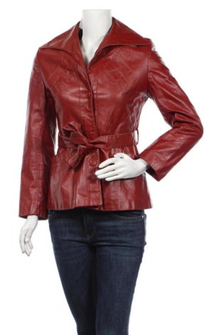 Dámská kožená bunda , Velikost S, Barva Červená, Pravá kůže, Cena  1 707,00 Kč